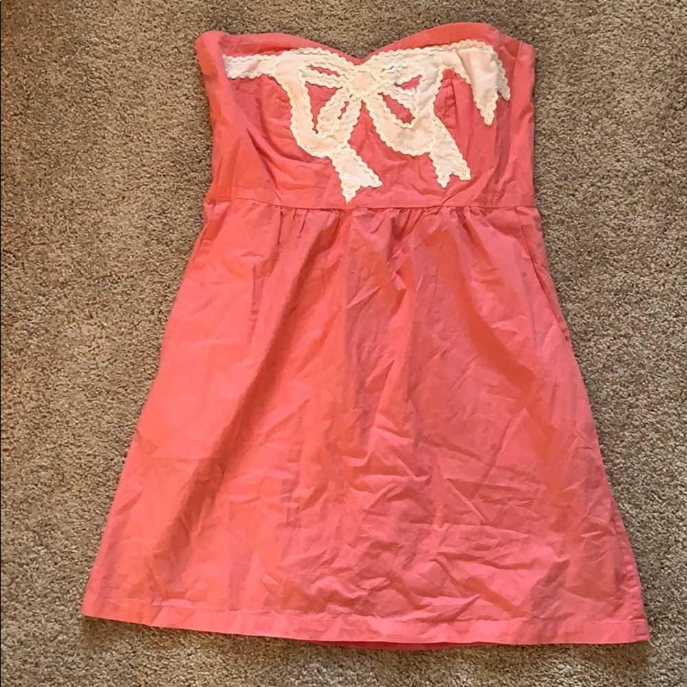 Judith March strapless bow dress